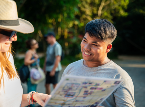 Guide touristique - compétences en anglais