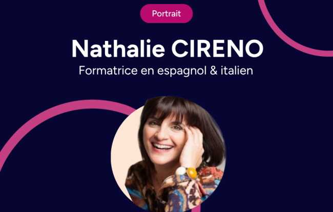 portrait formateur langues Nathalie Cireno