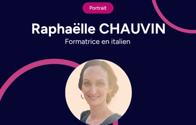 portrait formateur langues Raphaelle Chauvin